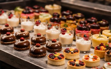 Buffet de desserts : verrines gourmandes