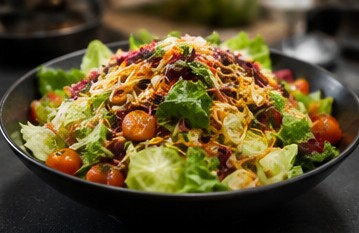 Salade fraîche et composée du buffet Le Synapse
